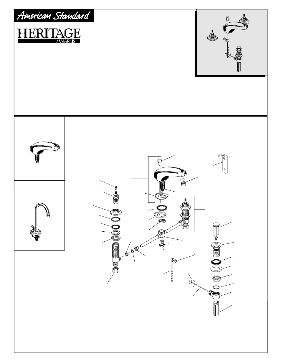 American Standard 6802 Series User Manual | 2 pages