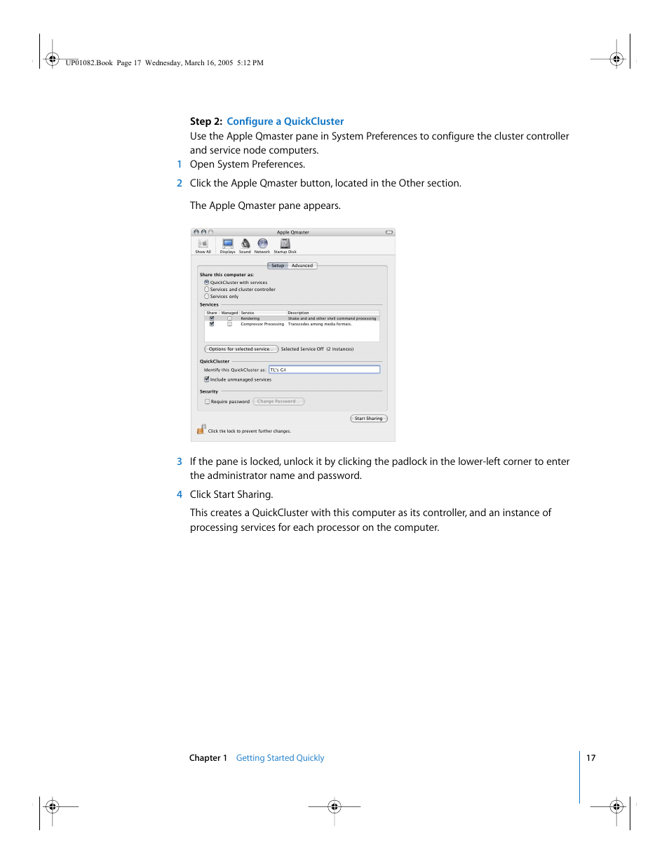 Apple Qmaster 2  and Compressor 2 (Distributed Processing Setup) User Manual | Page 17 / 74