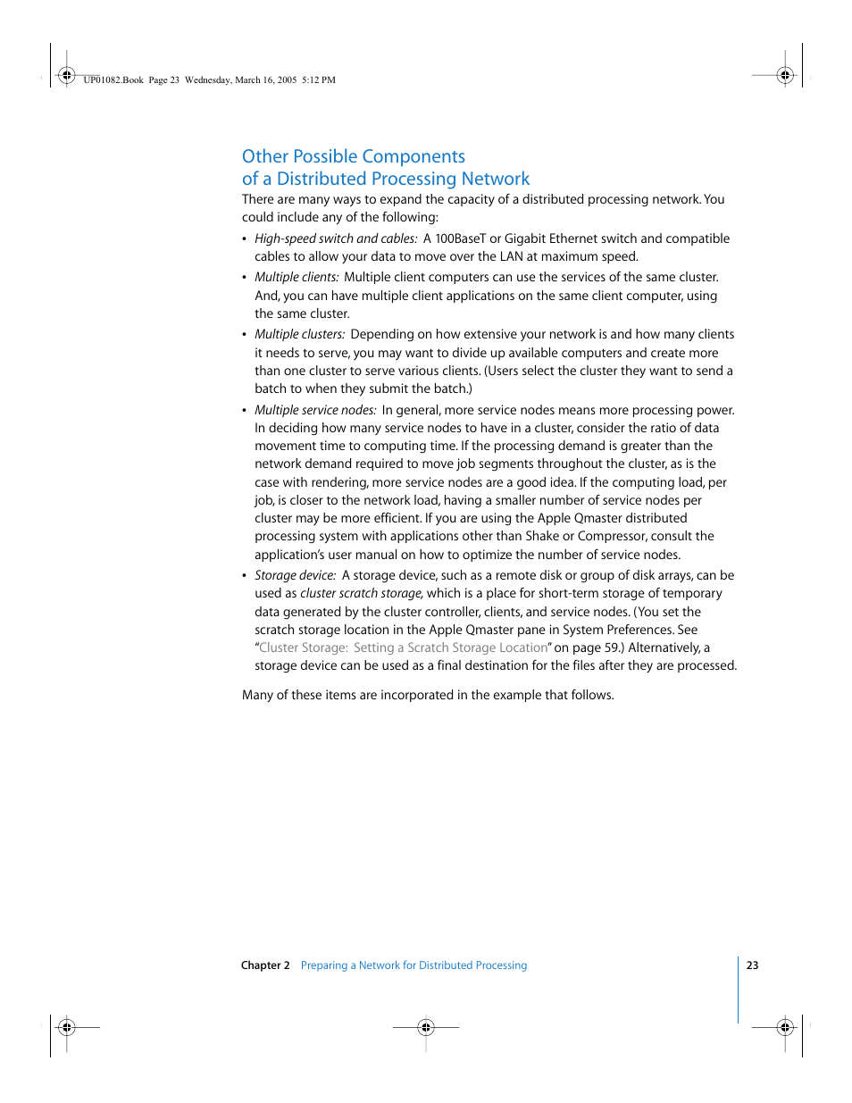 P. 23) | Apple Qmaster 2  and Compressor 2 (Distributed Processing Setup) User Manual | Page 23 / 74