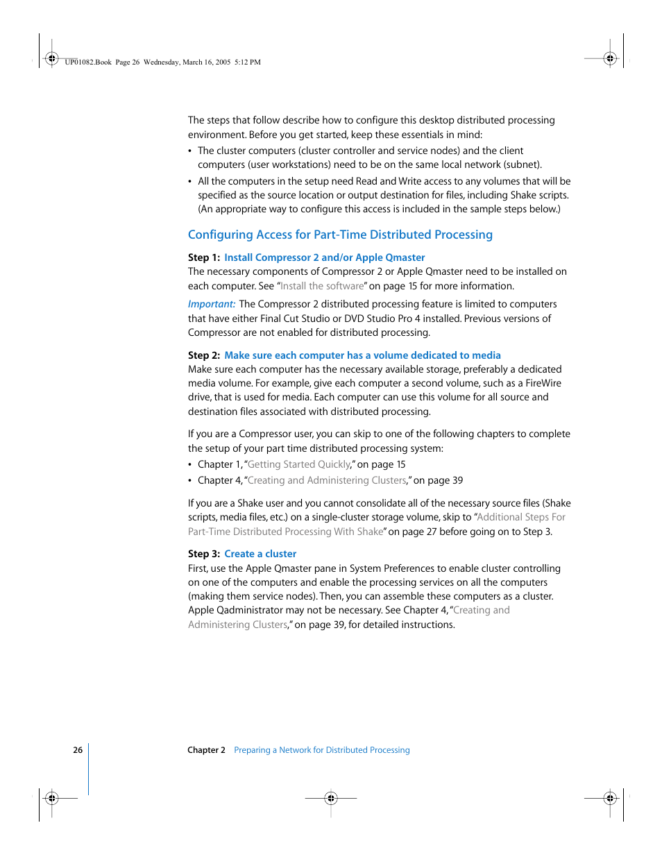 Apple Qmaster 2  and Compressor 2 (Distributed Processing Setup) User Manual | Page 26 / 74