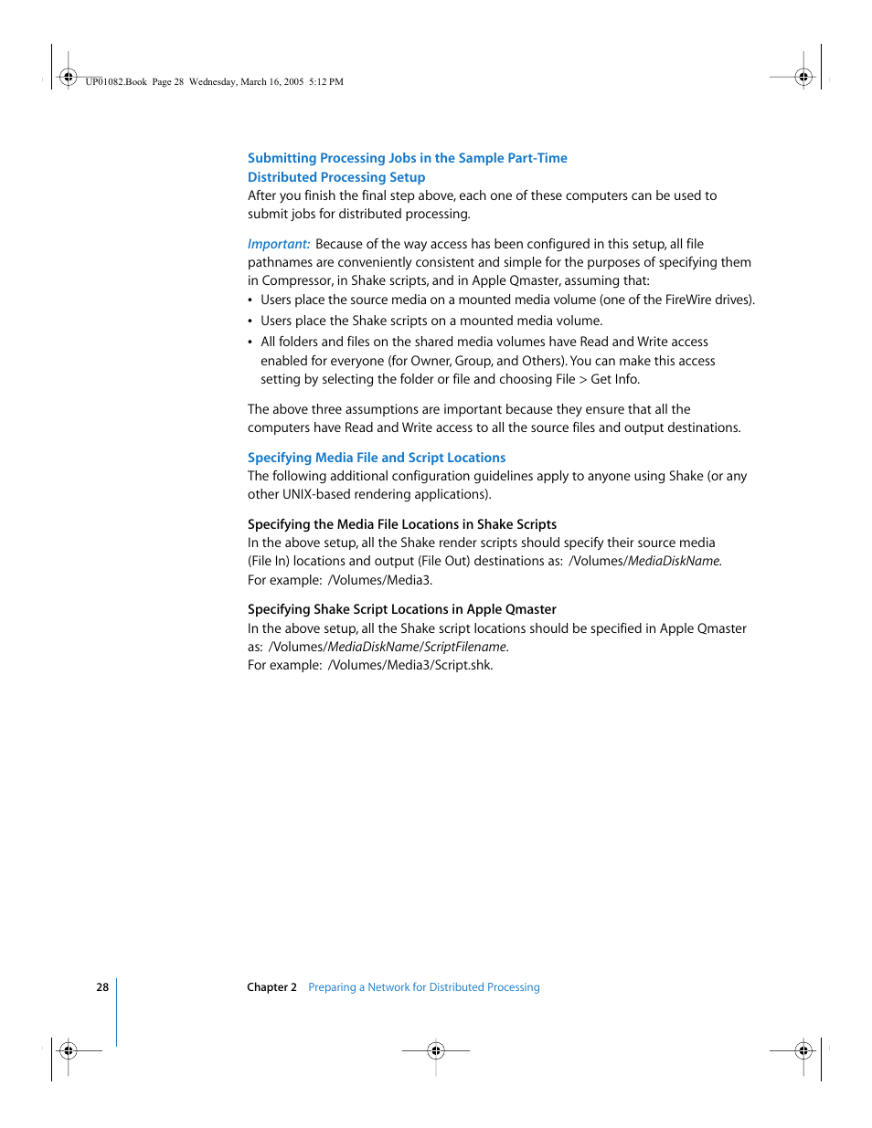 Apple Qmaster 2  and Compressor 2 (Distributed Processing Setup) User Manual | Page 28 / 74