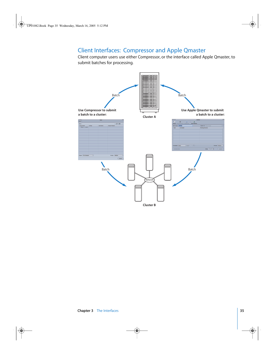 Client interfaces: compressor and apple qmaster, P. 35) | Apple Qmaster 2  and Compressor 2 (Distributed Processing Setup) User Manual | Page 35 / 74