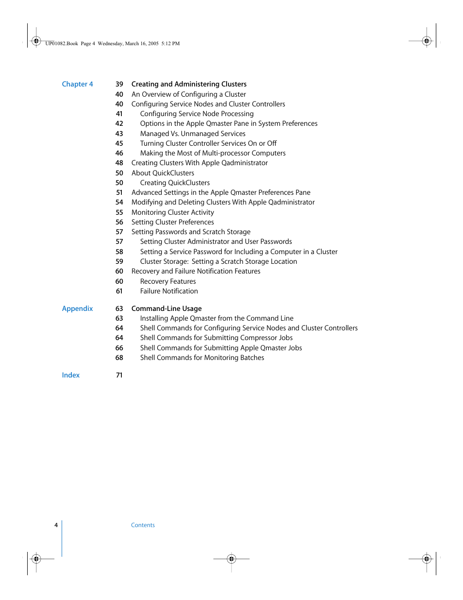 Apple Qmaster 2  and Compressor 2 (Distributed Processing Setup) User Manual | Page 4 / 74