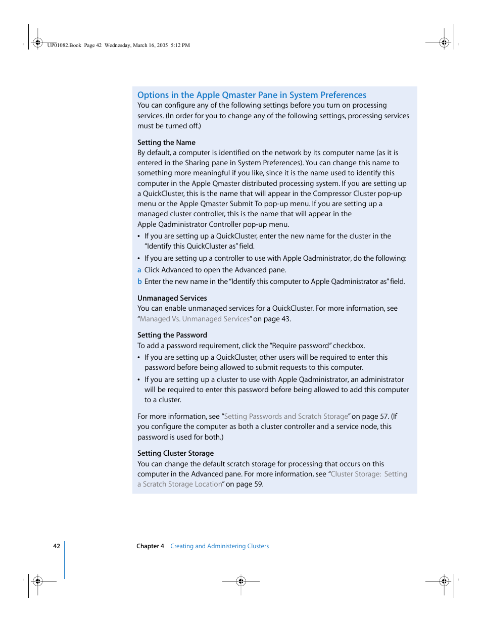 Apple Qmaster 2  and Compressor 2 (Distributed Processing Setup) User Manual | Page 42 / 74