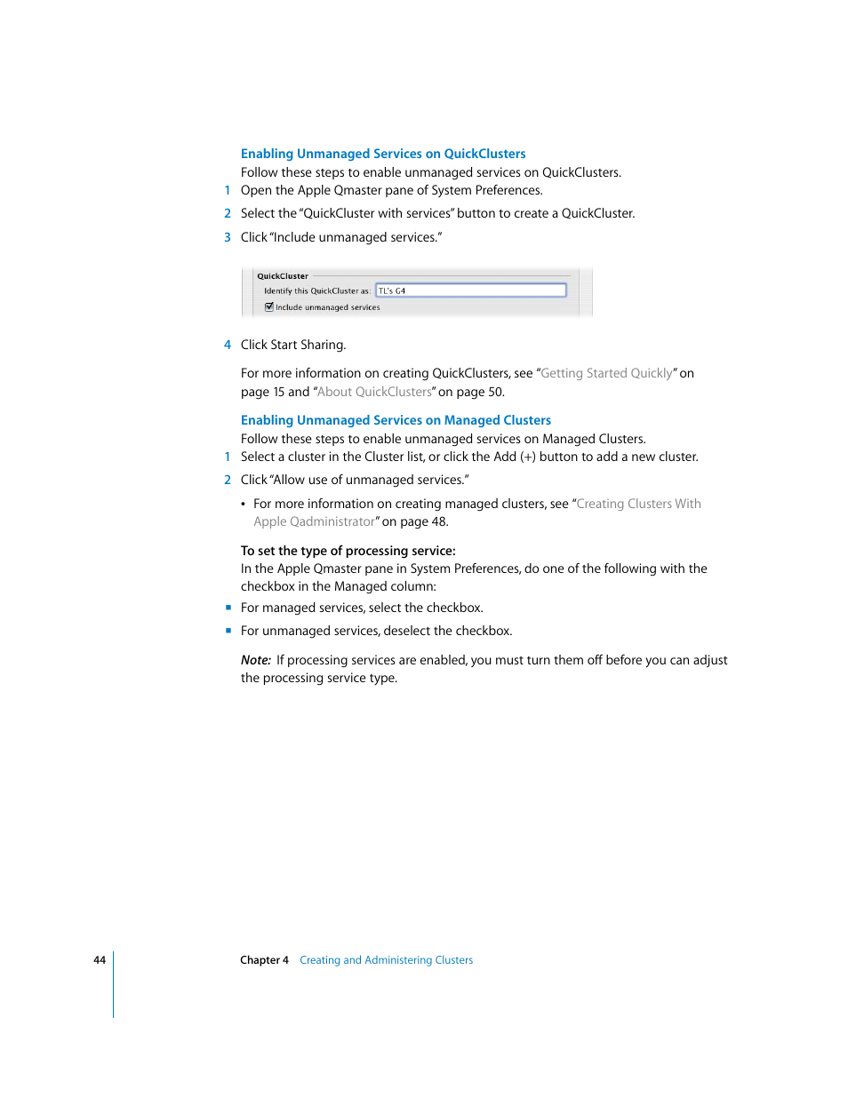 Apple Qmaster 2  and Compressor 2 (Distributed Processing Setup) User Manual | Page 44 / 74