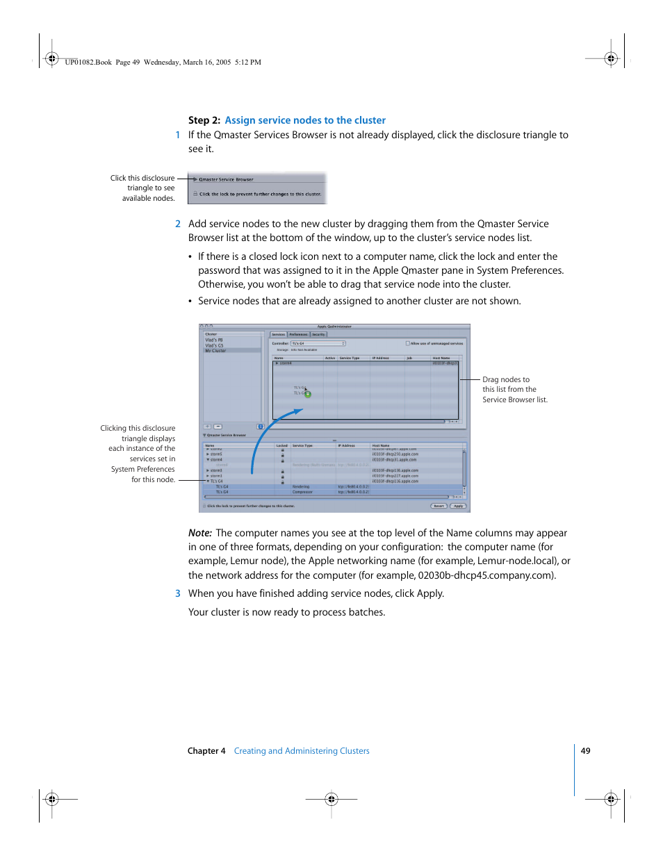 Apple Qmaster 2  and Compressor 2 (Distributed Processing Setup) User Manual | Page 49 / 74