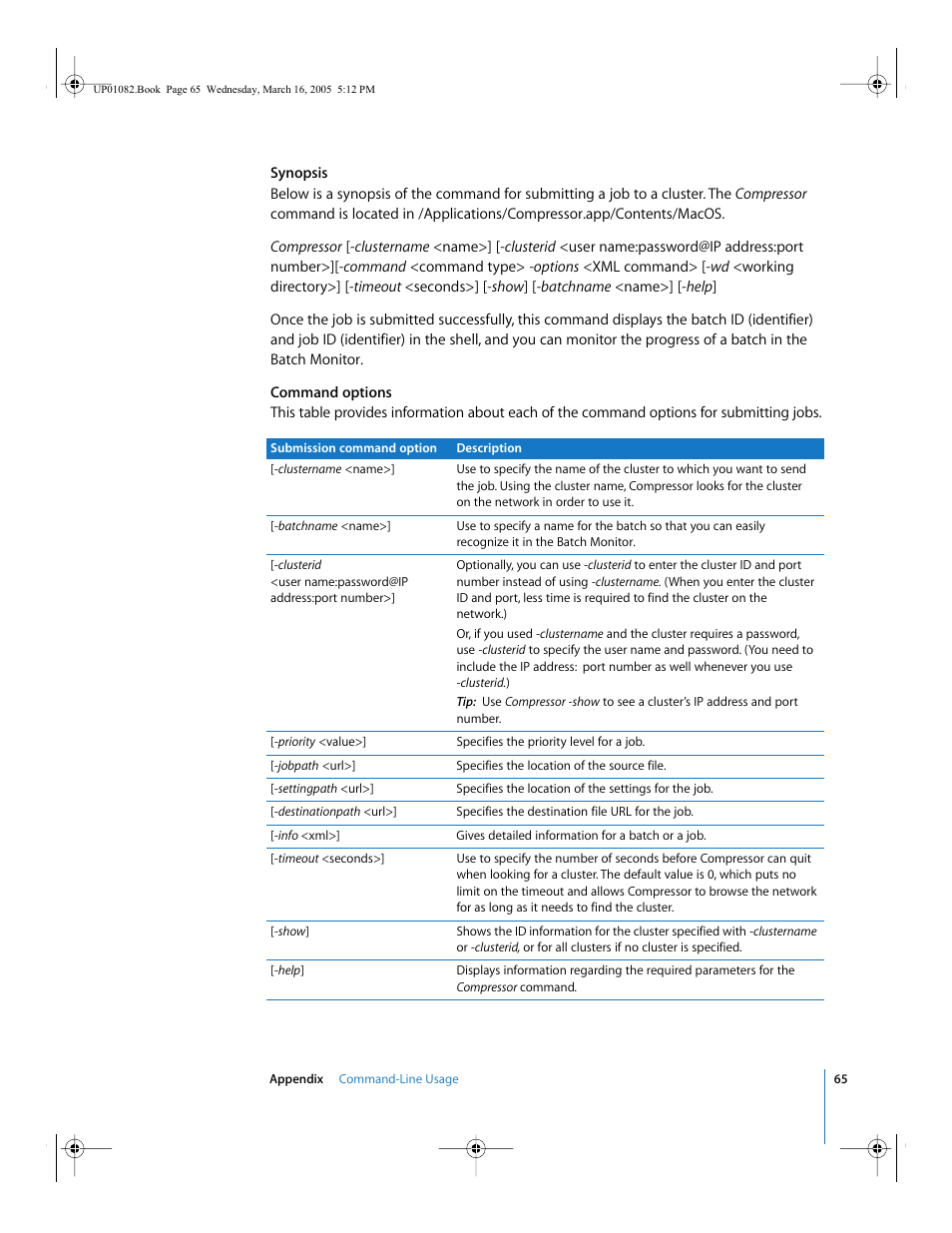 Apple Qmaster 2  and Compressor 2 (Distributed Processing Setup) User Manual | Page 65 / 74