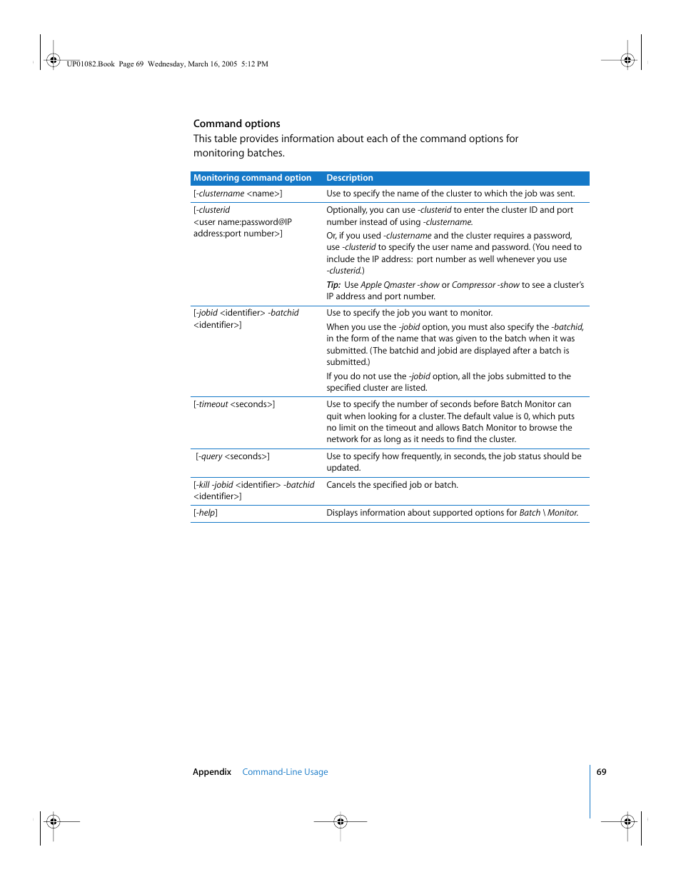 Apple Qmaster 2  and Compressor 2 (Distributed Processing Setup) User Manual | Page 69 / 74