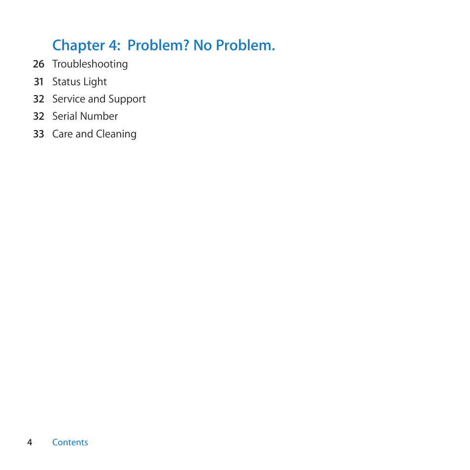 Chapter 4: problem? no problem | Apple TV (2nd generation) User Manual | Page 4 / 36