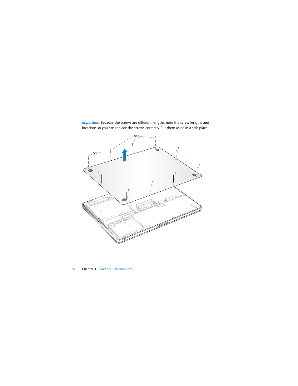 Apple MacBook Pro (15-inch, 2.53 GHz, Mid 2009) User Manual | Page 38 / 88