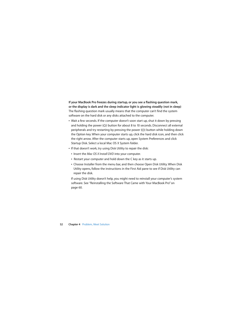 Apple MacBook Pro (15-inch, 2.53 GHz, Mid 2009) User Manual | Page 52 / 88