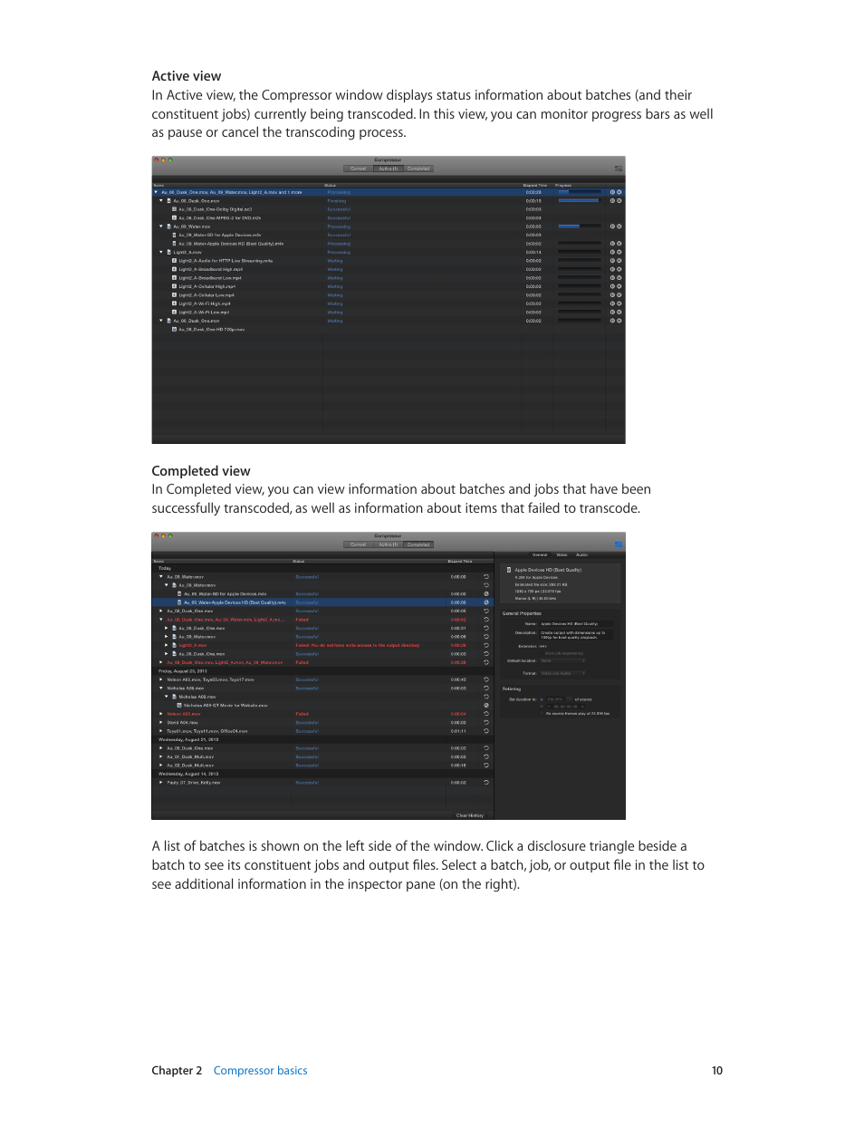 Apple Compressor (4.1.2) User Manual | Page 10 / 108