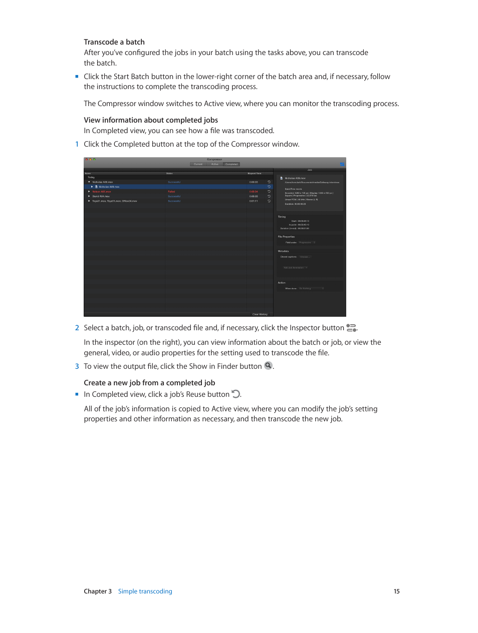 Apple Compressor (4.1.2) User Manual | Page 15 / 108