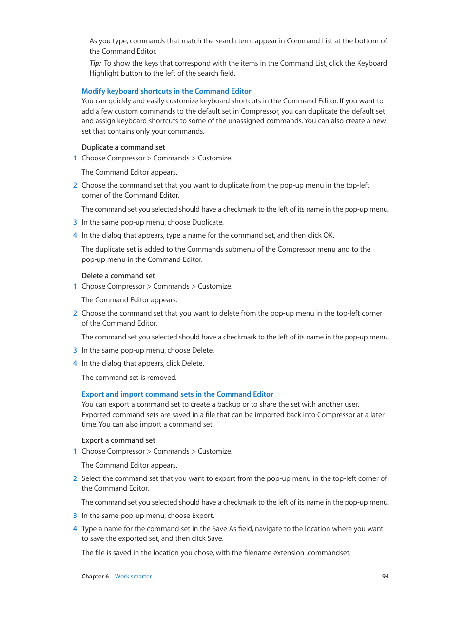 Apple Compressor (4.1.2) User Manual | Page 94 / 108