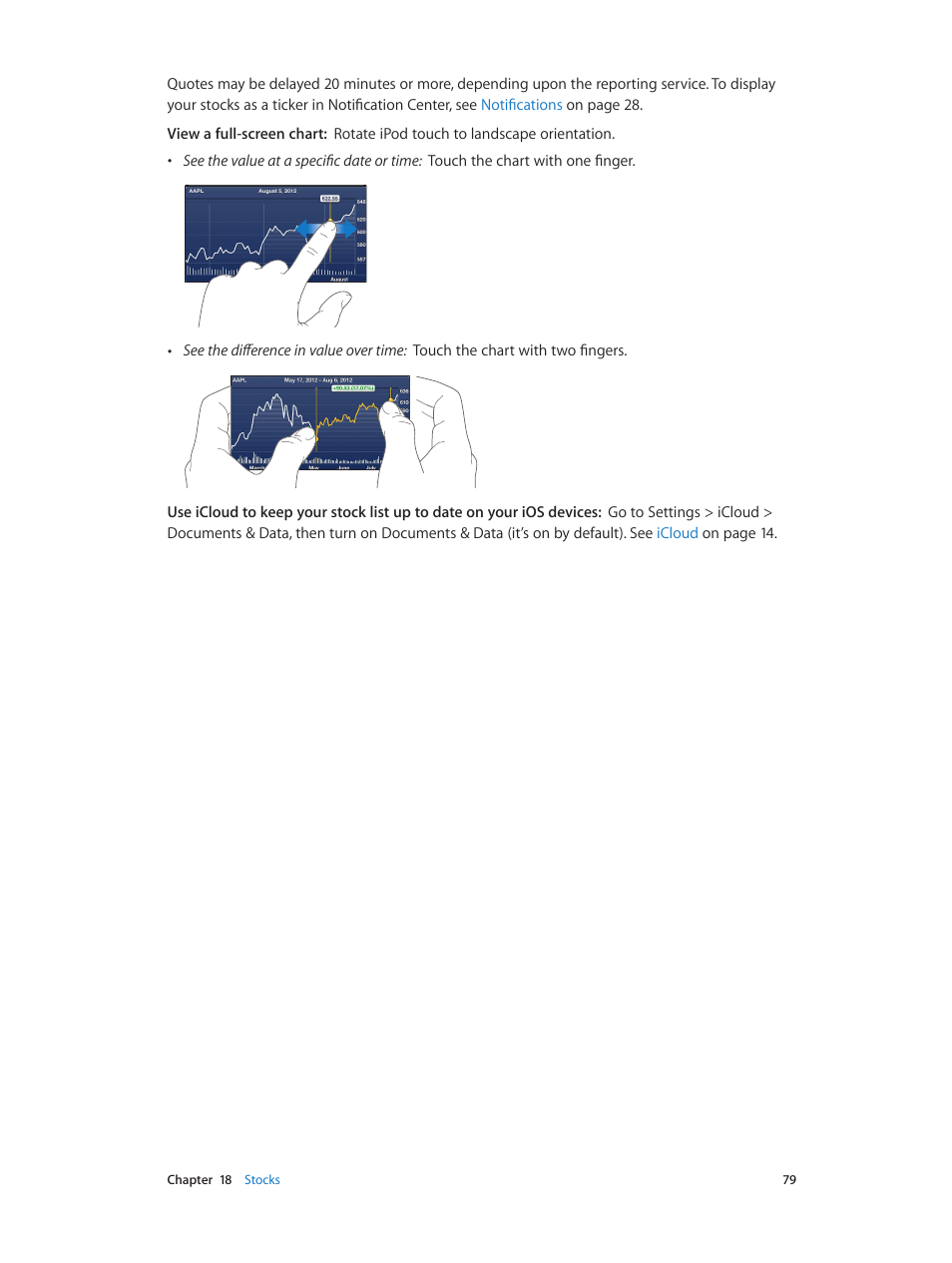 Apple iPod touch iOS 6.1 User Manual | Page 79 / 138