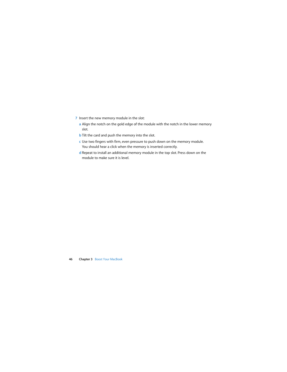 Apple MacBook (13-inch, Aluminum, Late 2008) User Manual | Page 46 / 88
