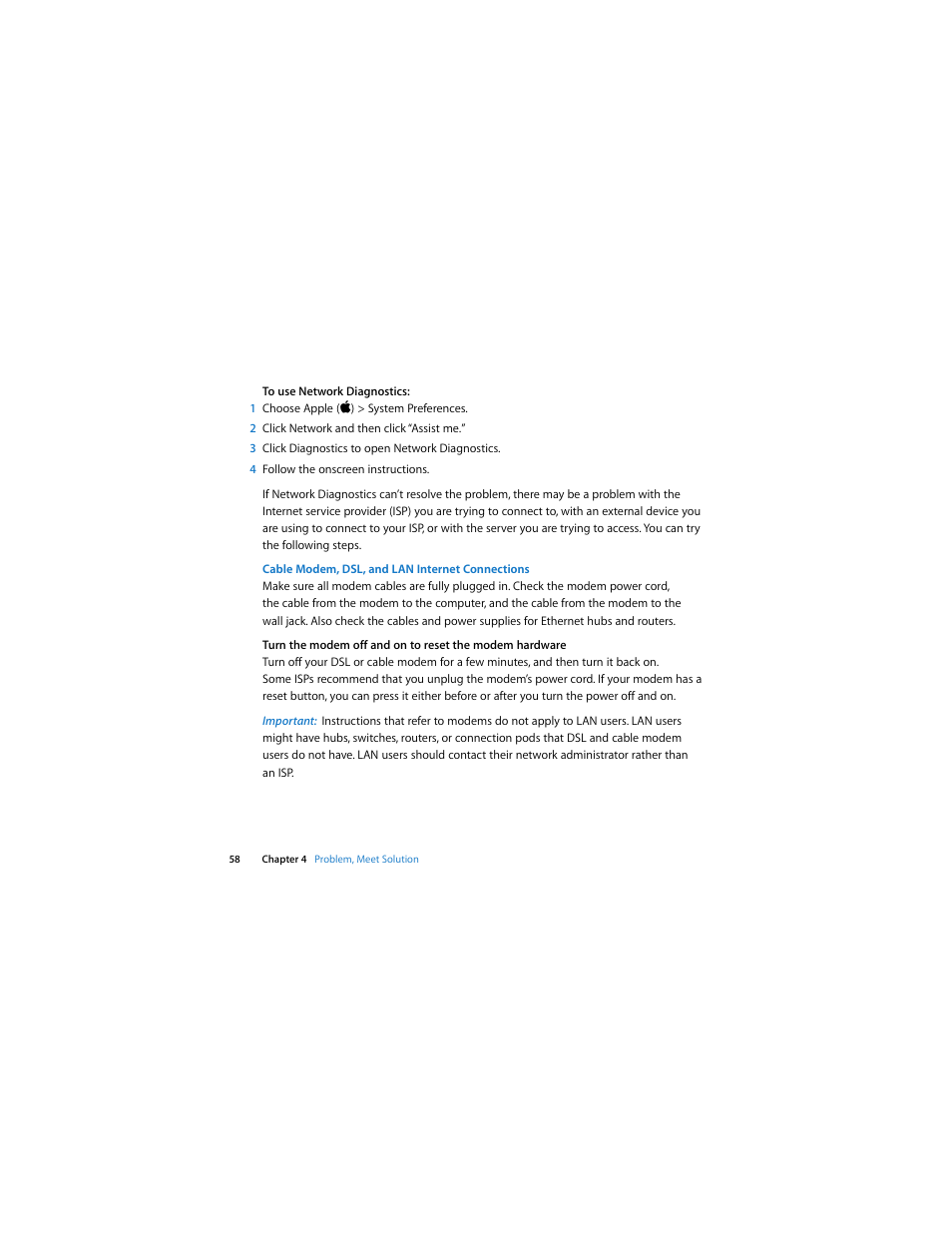 Apple MacBook (13-inch, Aluminum, Late 2008) User Manual | Page 58 / 88