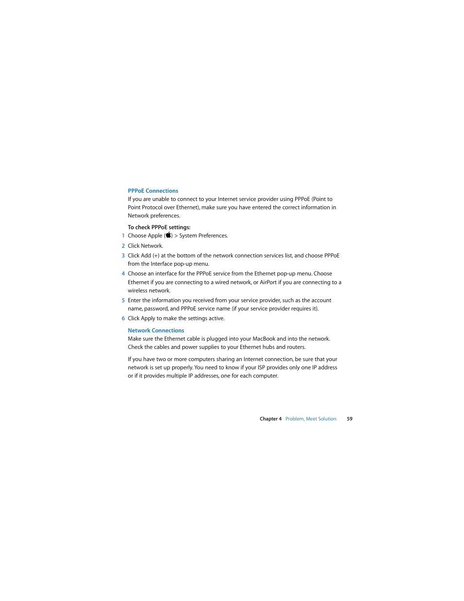 Apple MacBook (13-inch, Aluminum, Late 2008) User Manual | Page 59 / 88