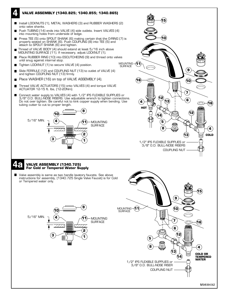 American Standard 1340.825 User Manual | Page 2 / 4