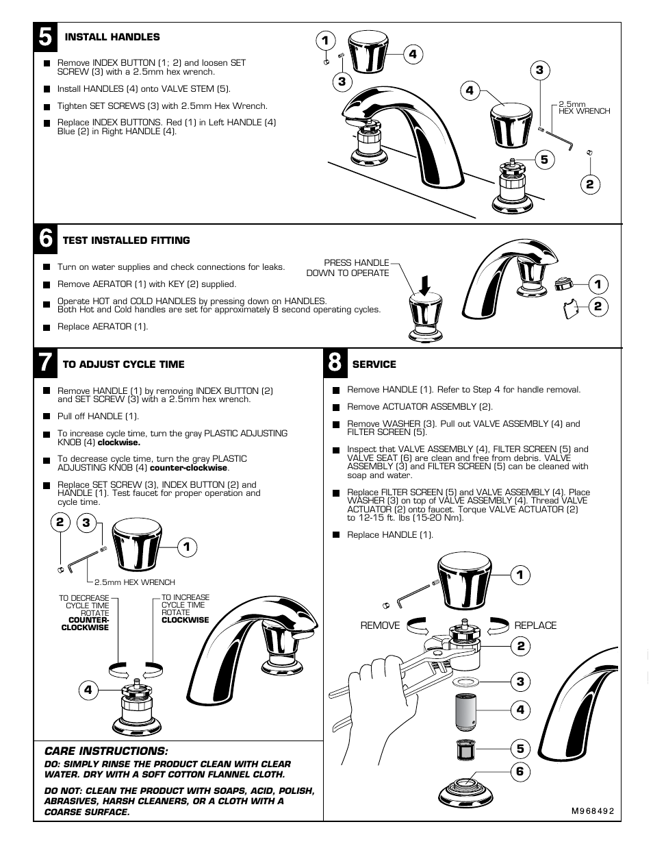 American Standard 1340.825 User Manual | Page 3 / 4