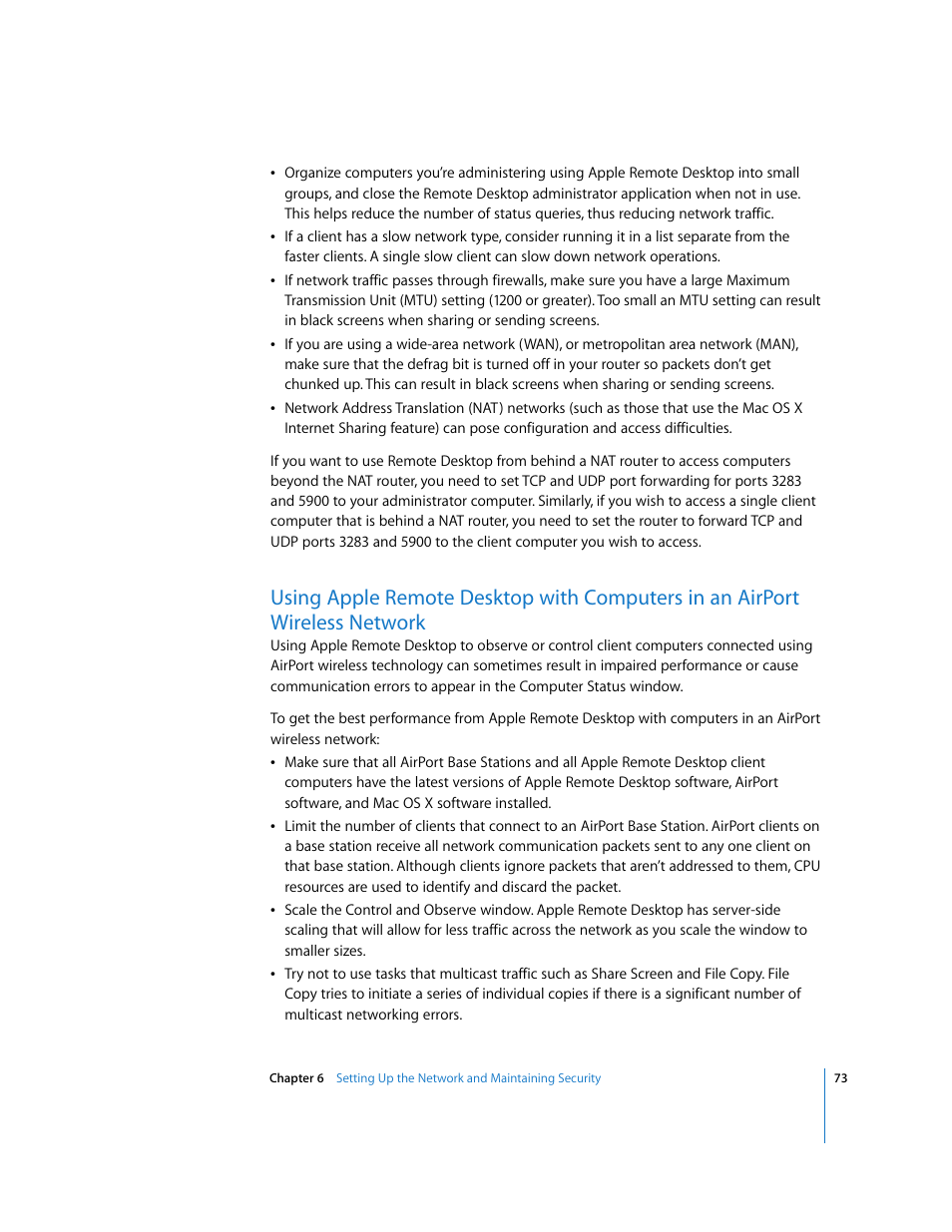 Apple Remote Desktop 3.1 User Manual | Page 73 / 191