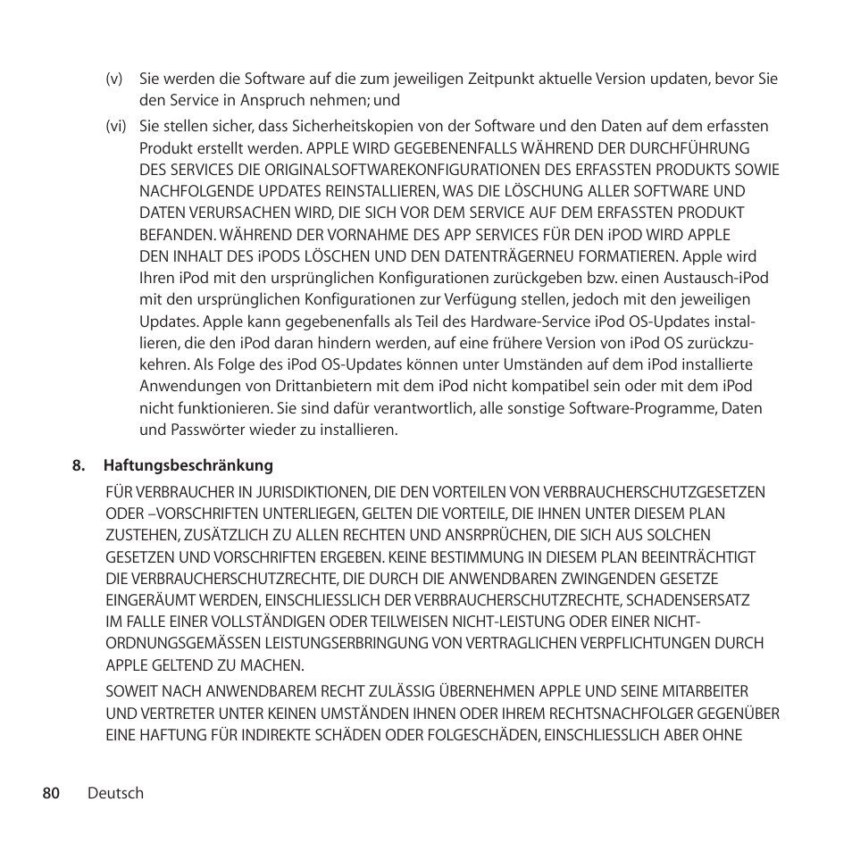 Apple AppleCare Protection Plan for Mac User Manual | Page 80 / 112