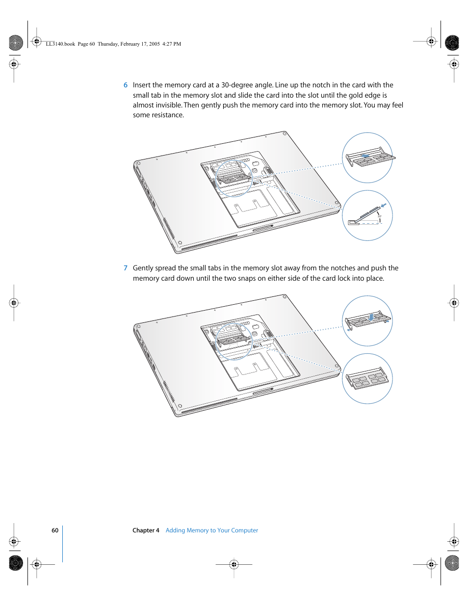 Apple PowerBook G4 (17-inch, 1.67 GHz) User Manual | Page 60 / 112