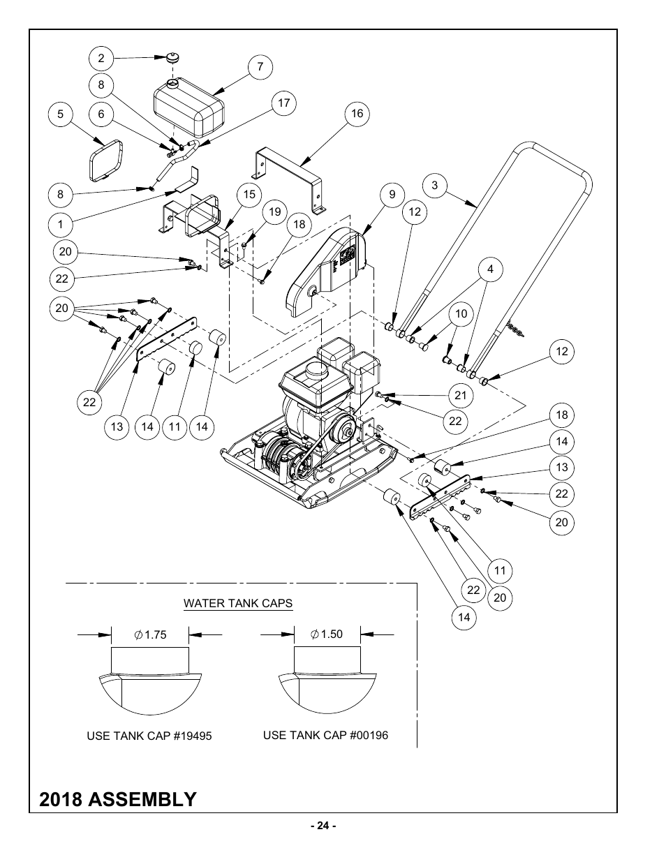 2018 assembly | MBW 3550 Series User Manual | Page 27 / 29