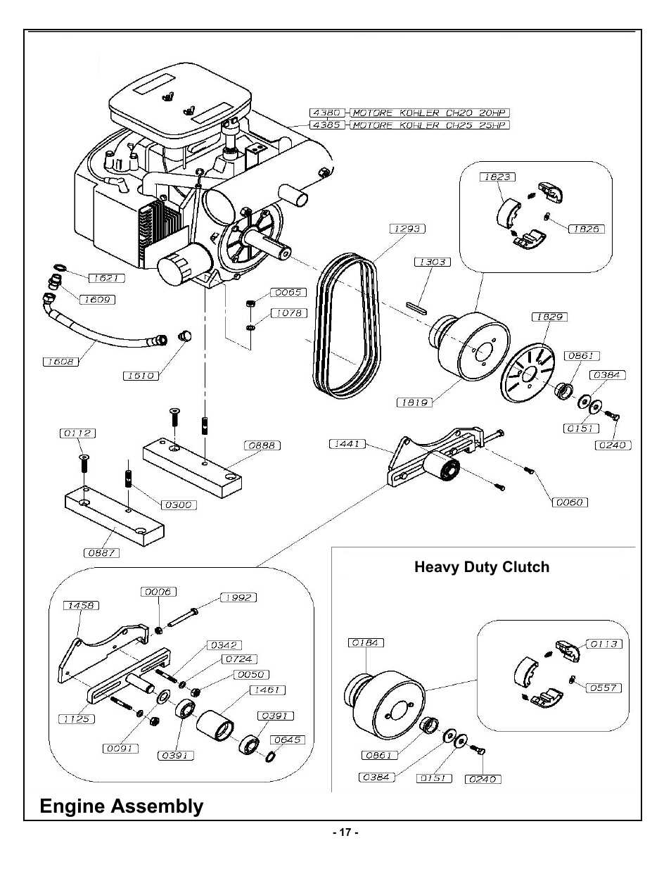 Engine assembly | MBW MK8 90 User Manual | Page 20 / 23