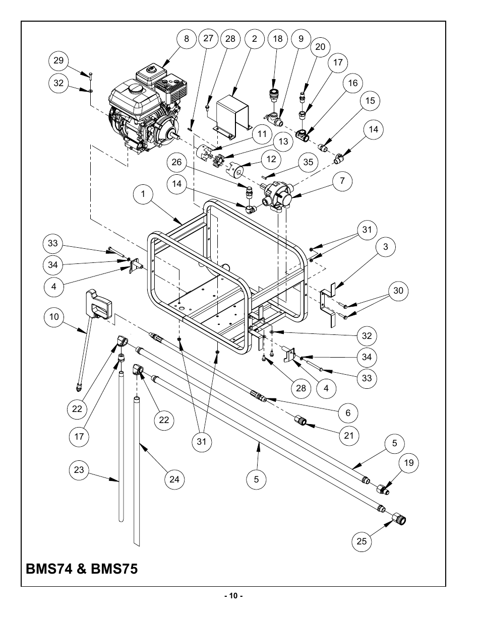 Bms74 & bms75 | MBW BMS95 User Manual | Page 13 / 21