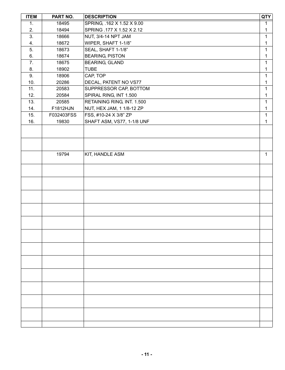 MBW VS77M User Manual | Page 14 / 21
