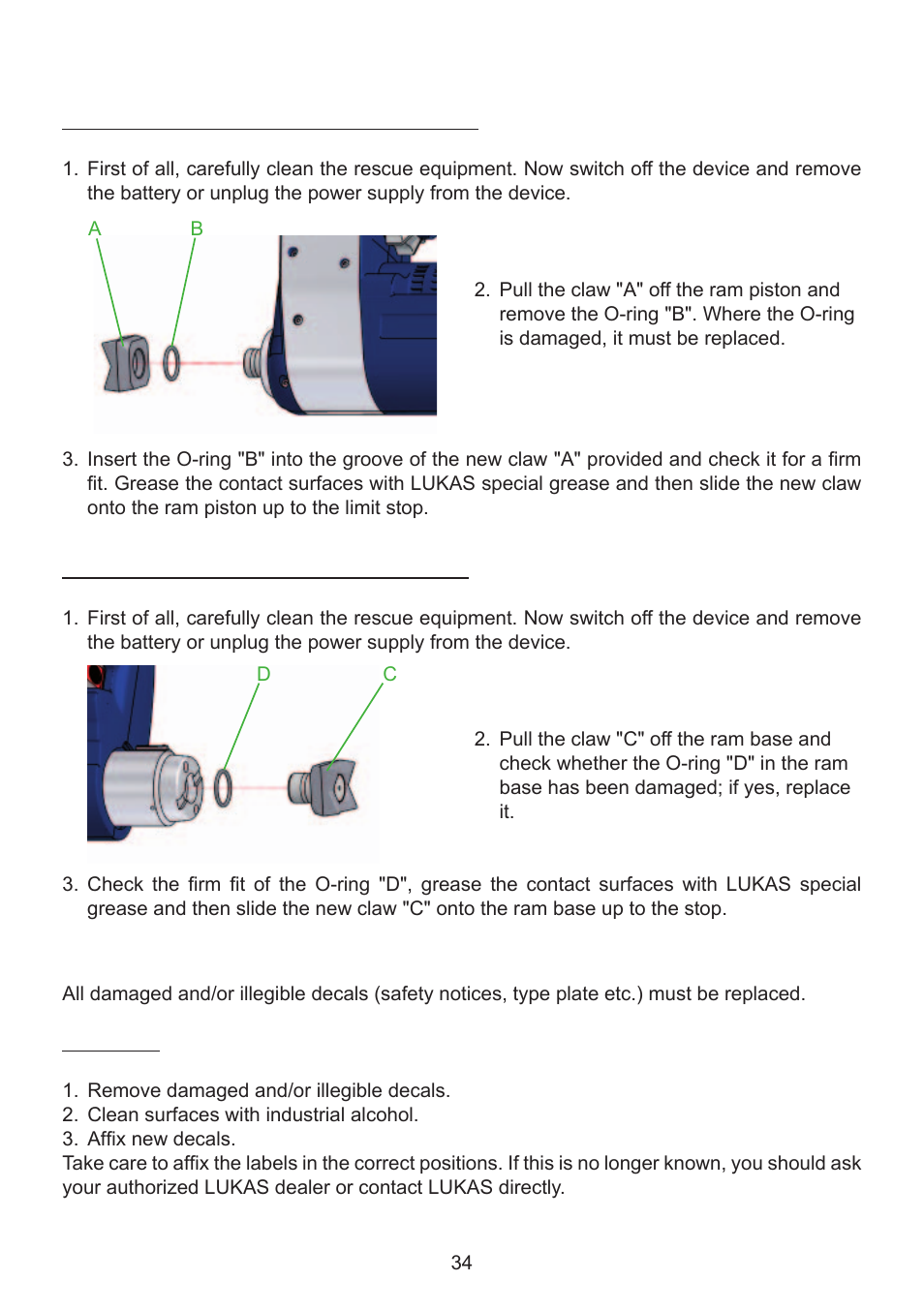 Lukas SC 357 E2 User Manual | Page 34 / 48