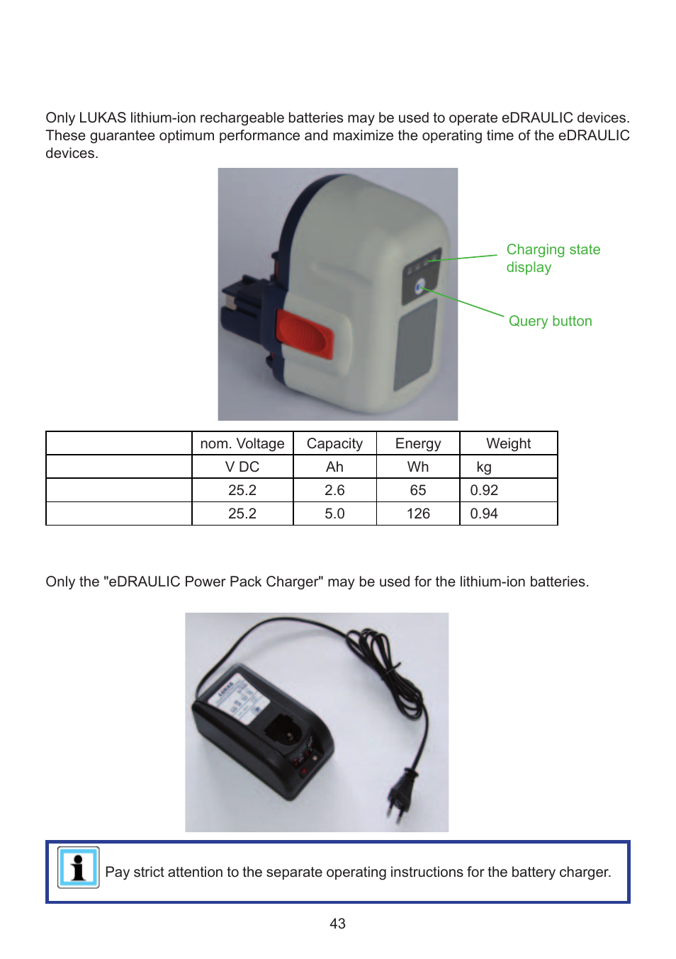 Accessories | Lukas SC 357 E2 User Manual | Page 43 / 48