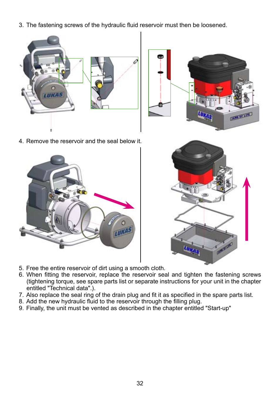 Lukas P 640 TG User Manual | Page 32 / 48