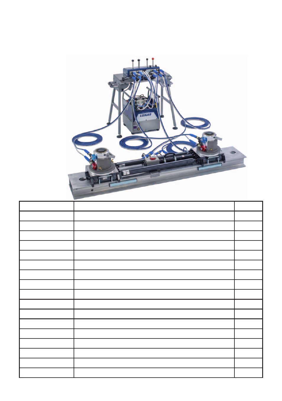 4 example scenario 2 - two point lifting | Lukas Rerailing system User Manual | Page 16 / 24