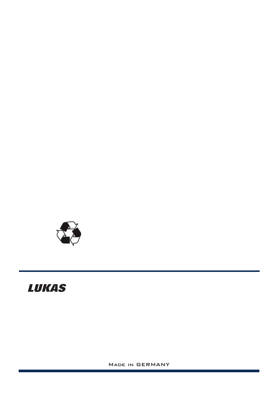 Lukas, Hydraulik gmbh | Lukas Rerailing system User Manual | Page 24 / 24