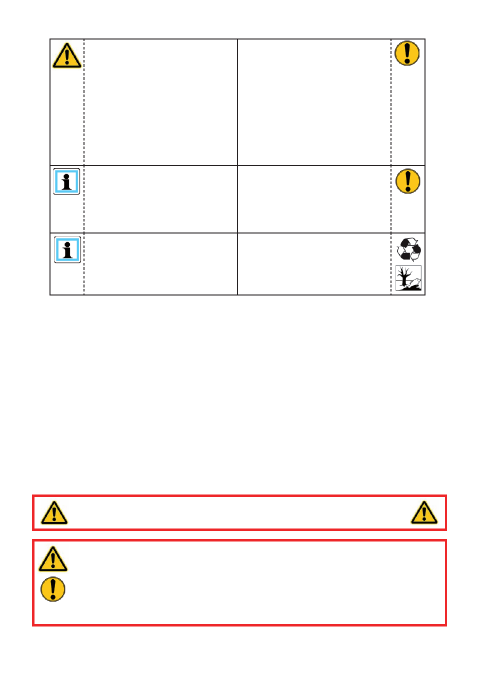 Warning / caution / attention | Lukas Rerailing system User Manual | Page 7 / 24