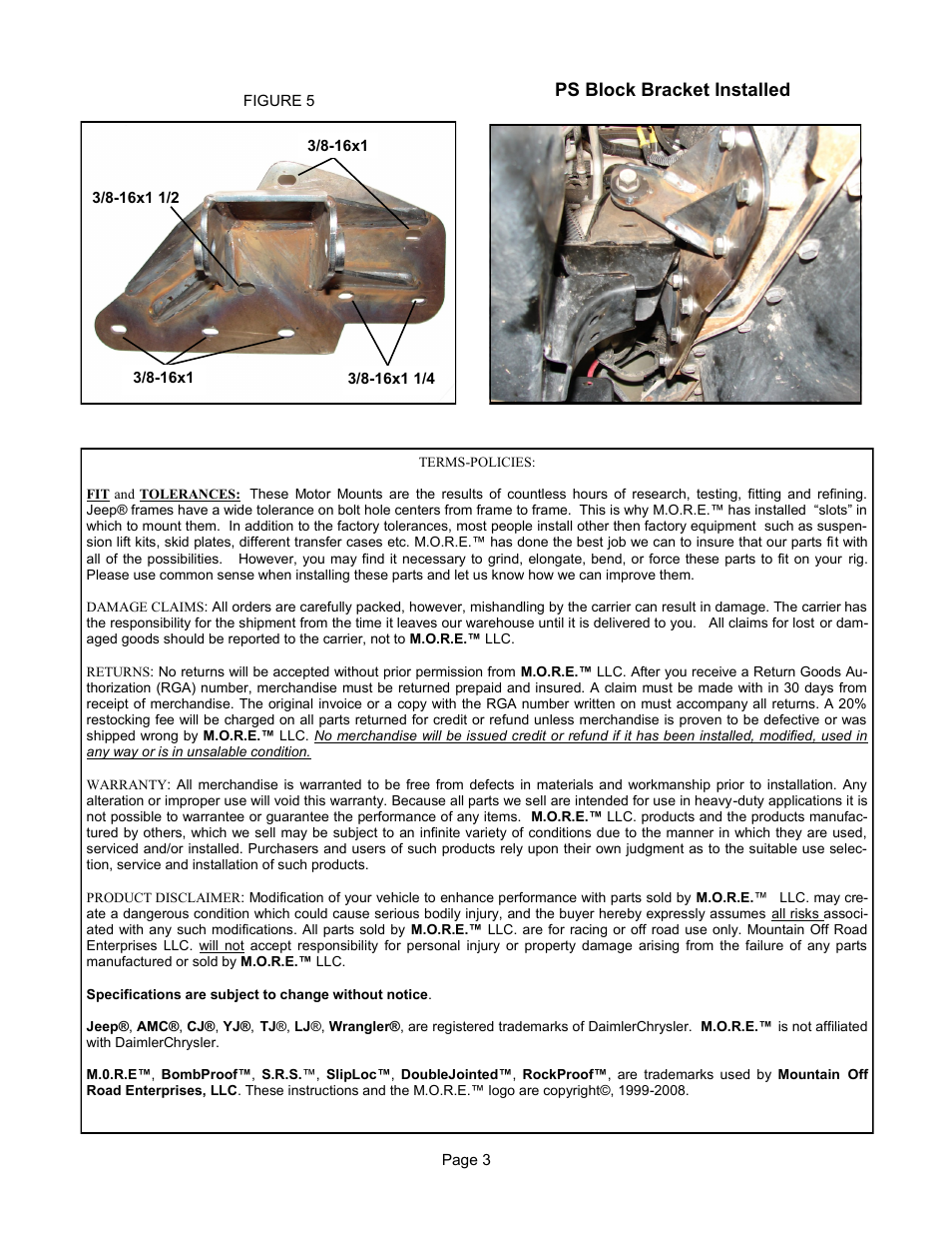 Mountain Off Road BBTJ0006 User Manual | Page 3 / 3