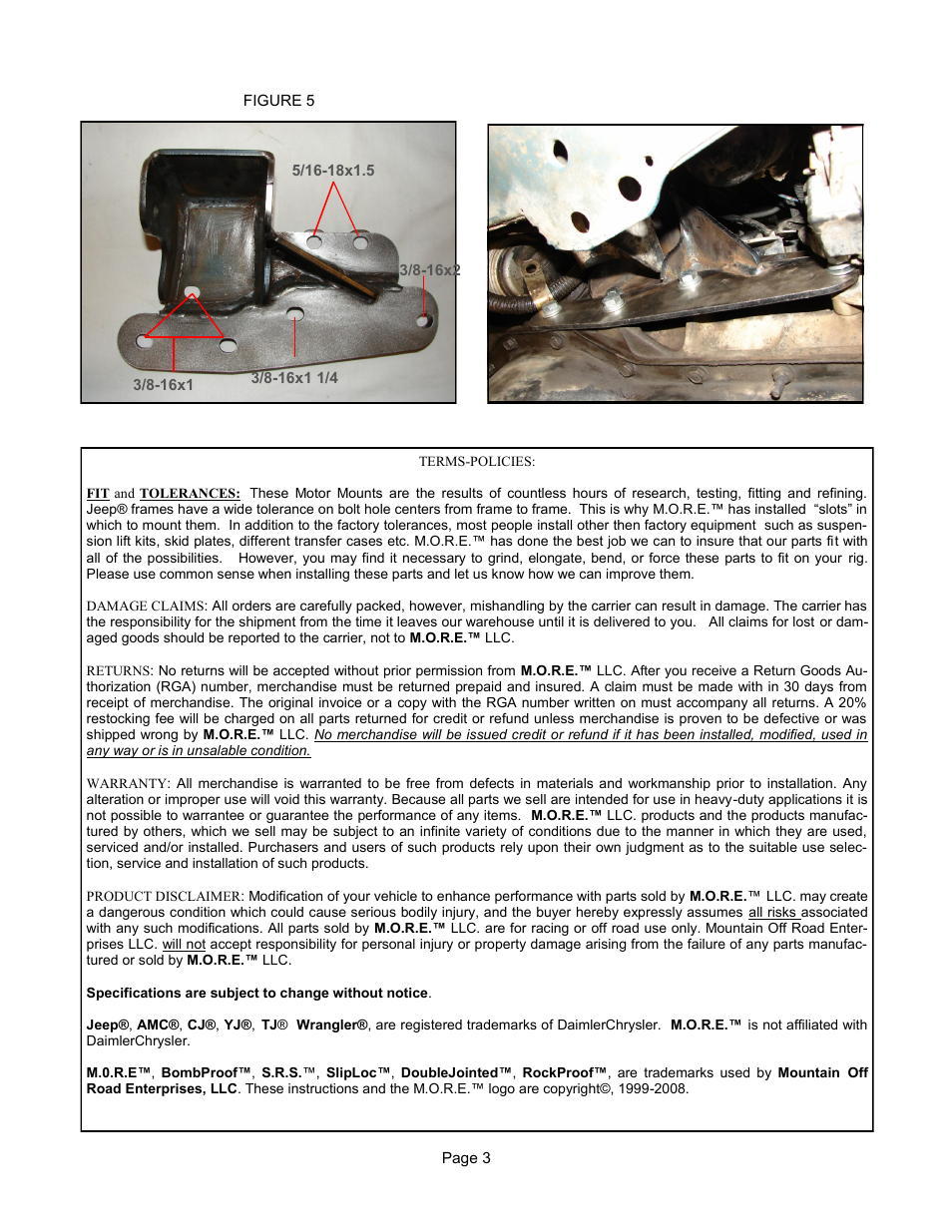Mountain Off Road BBXJ9196 User Manual | Page 3 / 3