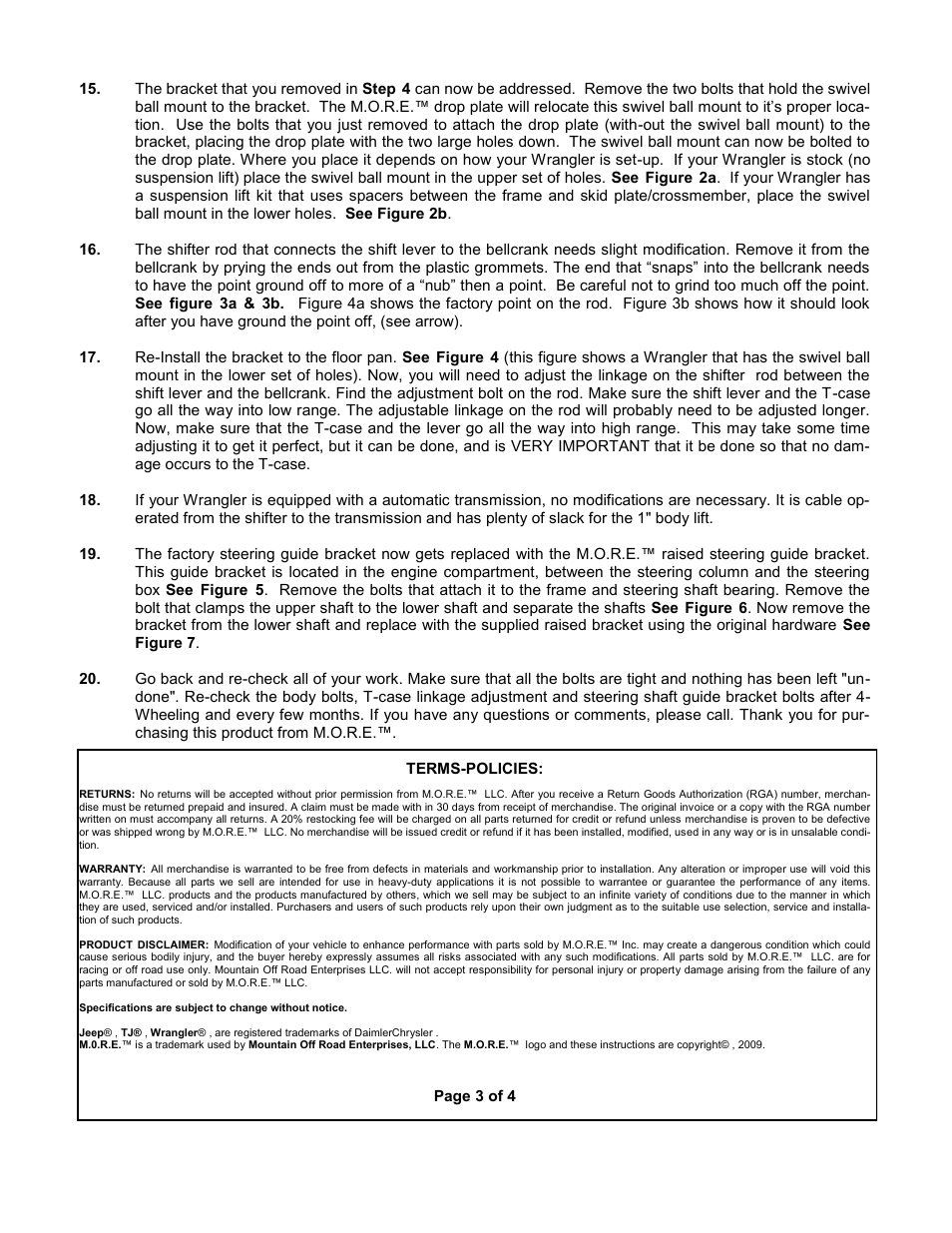 Mountain Off Road BLTJ97 User Manual | Page 3 / 4