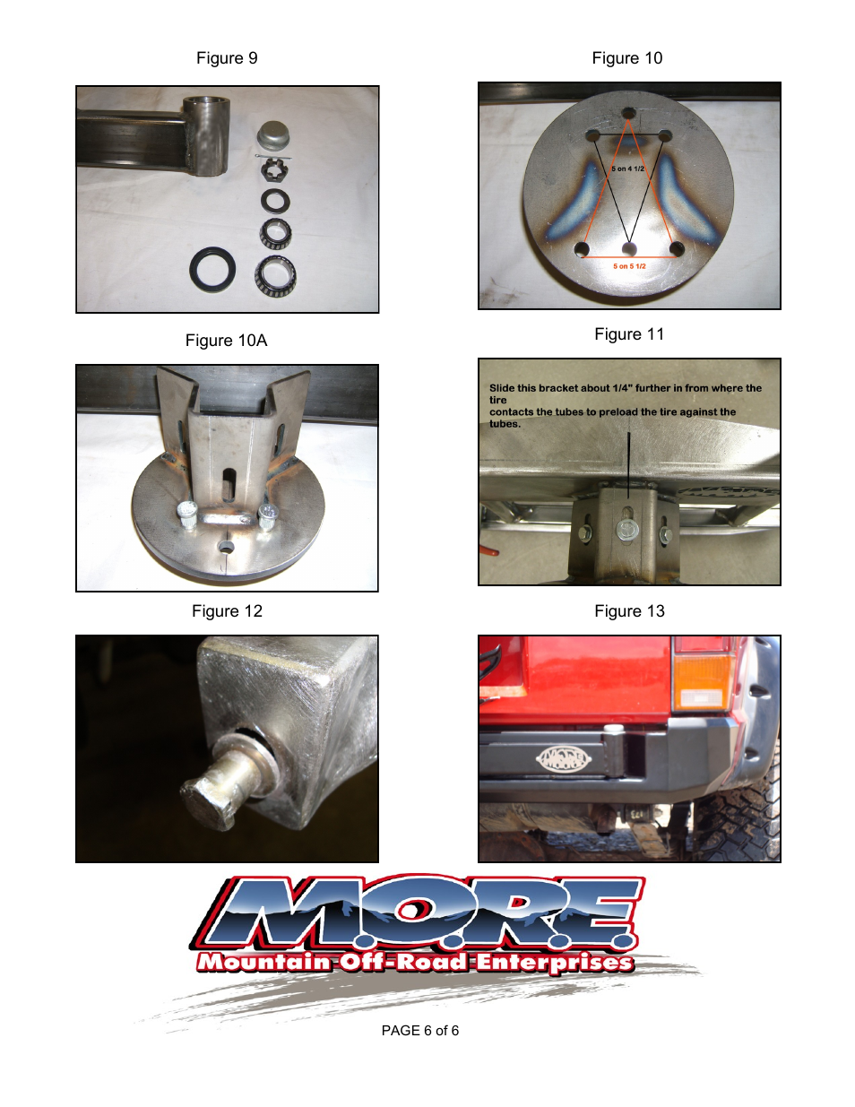 Mountain Off Road JRB600 User Manual | Page 6 / 6