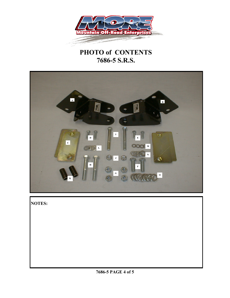Mountain Off Road 7686-5 User Manual | Page 4 / 5