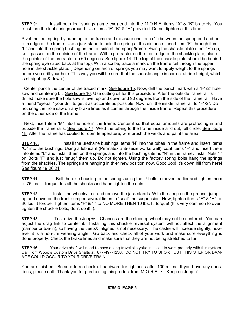 Mountain Off Road 8795-3 User Manual | Page 5 / 9