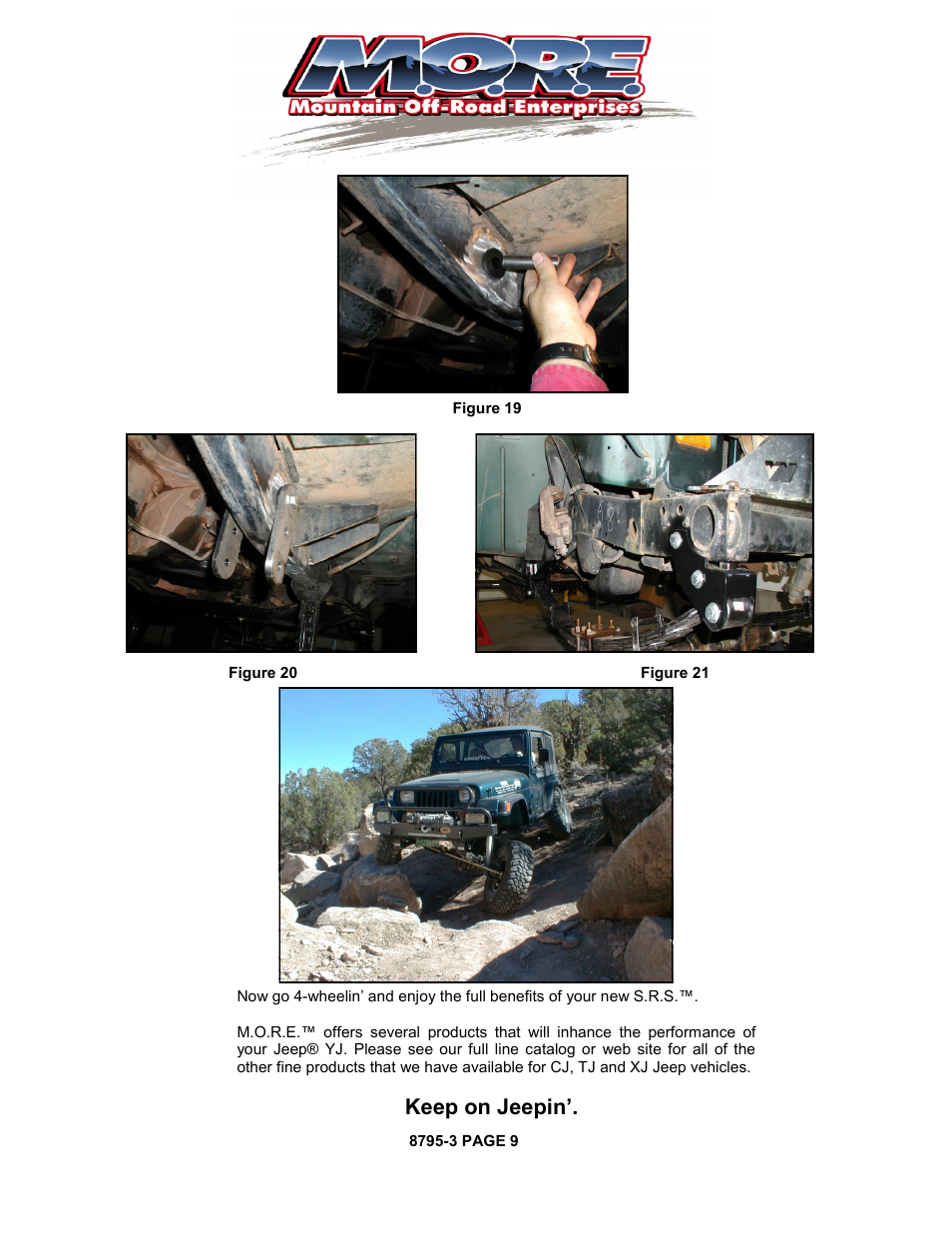 Keep on jeepin | Mountain Off Road 8795-3 User Manual | Page 9 / 9