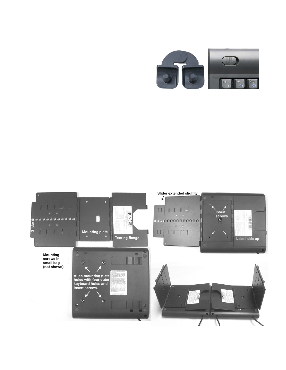 Assembly instructions | Kinesis AC740-blk Freestyle Ascent User Manual | Page 2 / 4