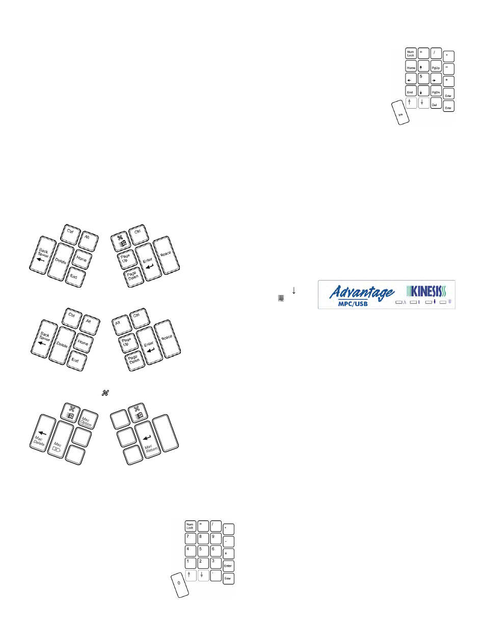 Kinesis KB510USB USB Contoured keyboard User Manual | Page 2 / 4