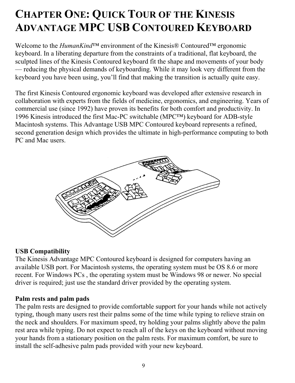 Kinesis KB510USB USB Contoured Ergonomic Keyboards User Manual | Page 9 / 44