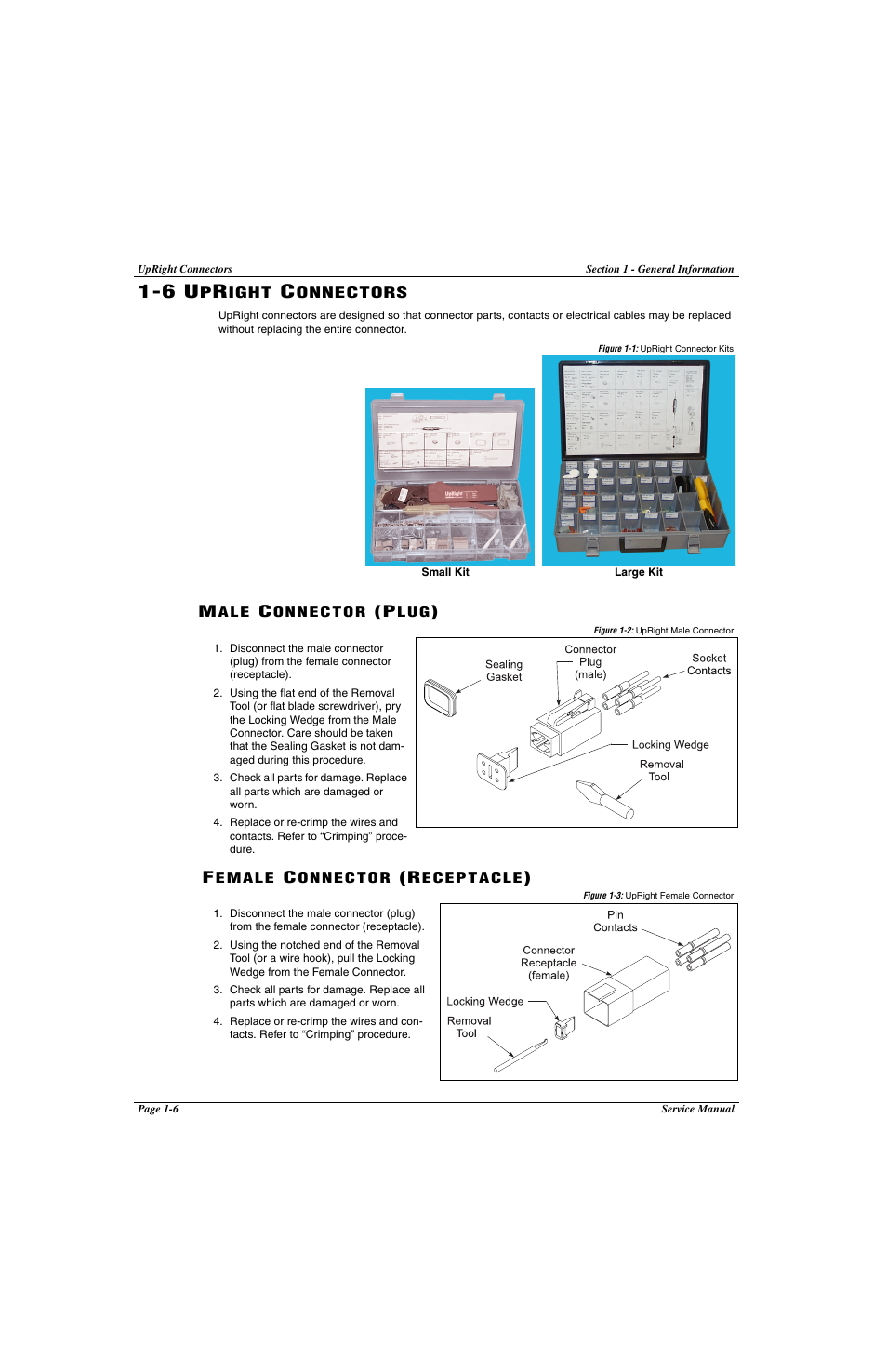 16 upright connectors, 6 upright connectors -6 | Snorkel LX41 Electric-sn4022+ User Manual | Page 26 / 104