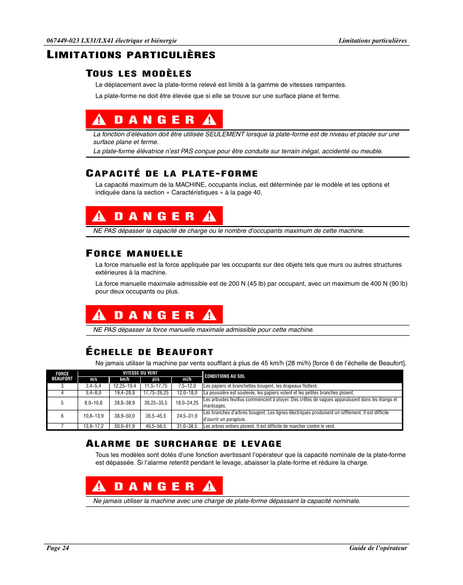 Imitations, Particulières | Snorkel Bi-Energy-sn4275+ User Manual | Page 26 / 64