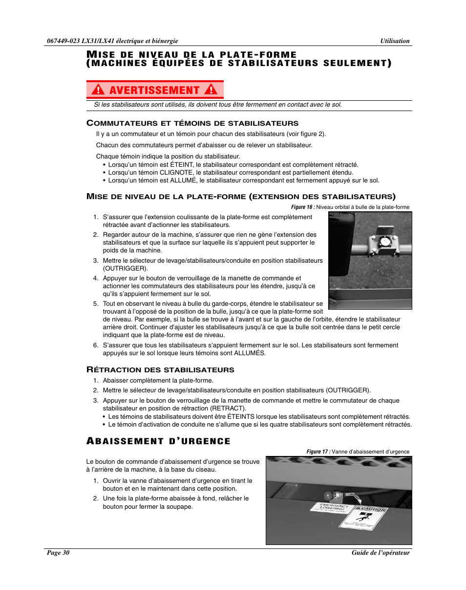 Avertissement | Snorkel Bi-Energy-sn4275+ User Manual | Page 32 / 64